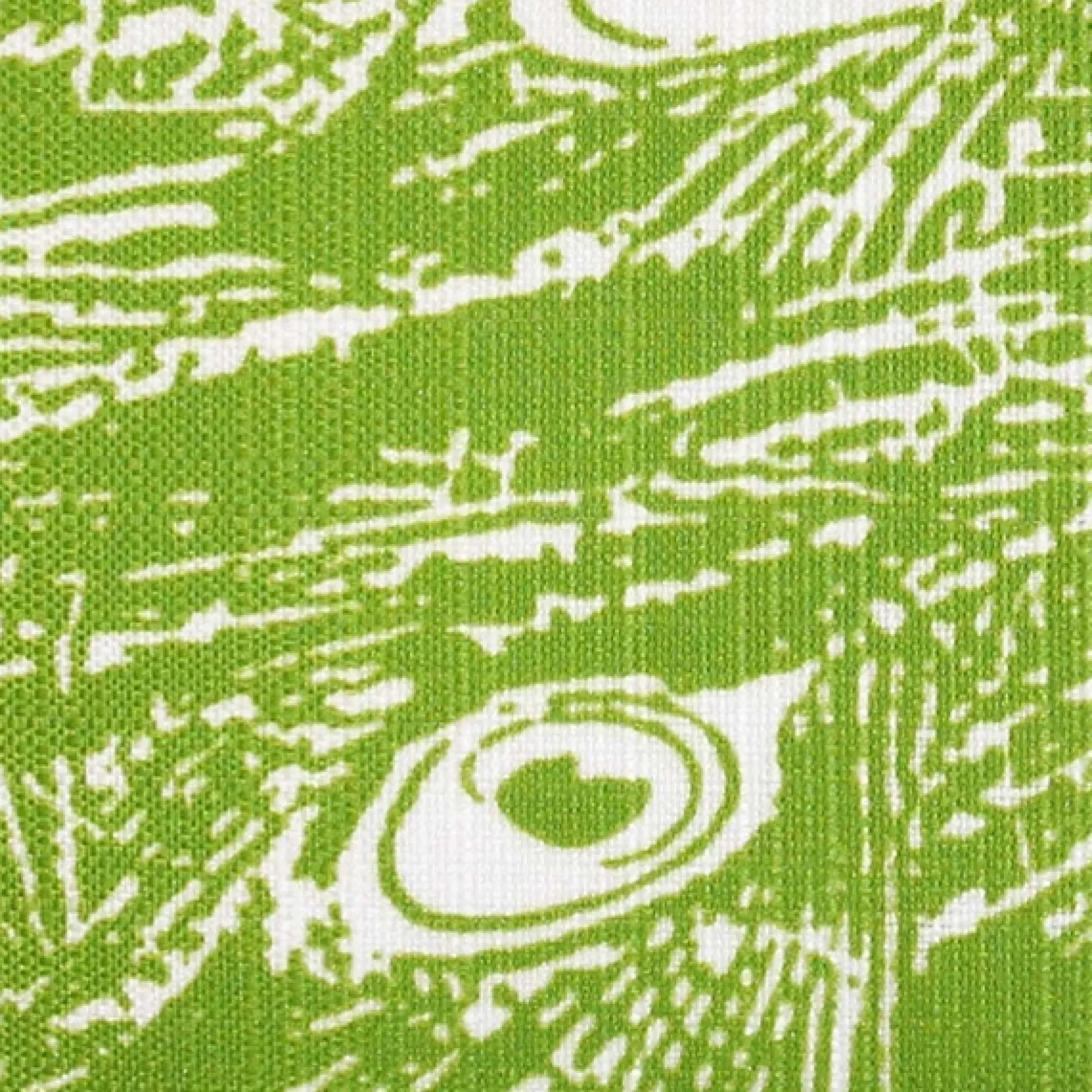 Peacock Green Relief Throw Pillow 12x20