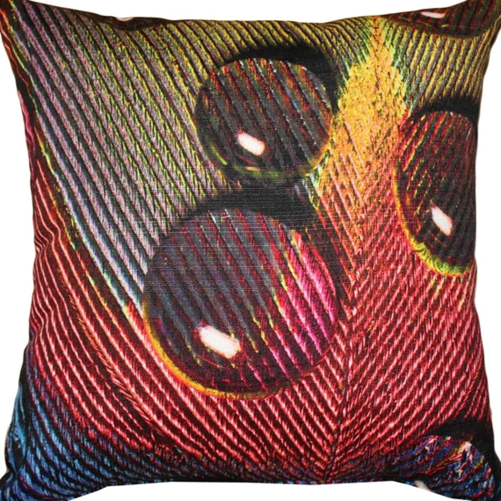 Peacock Splash YPB Throw Pillow 20x20