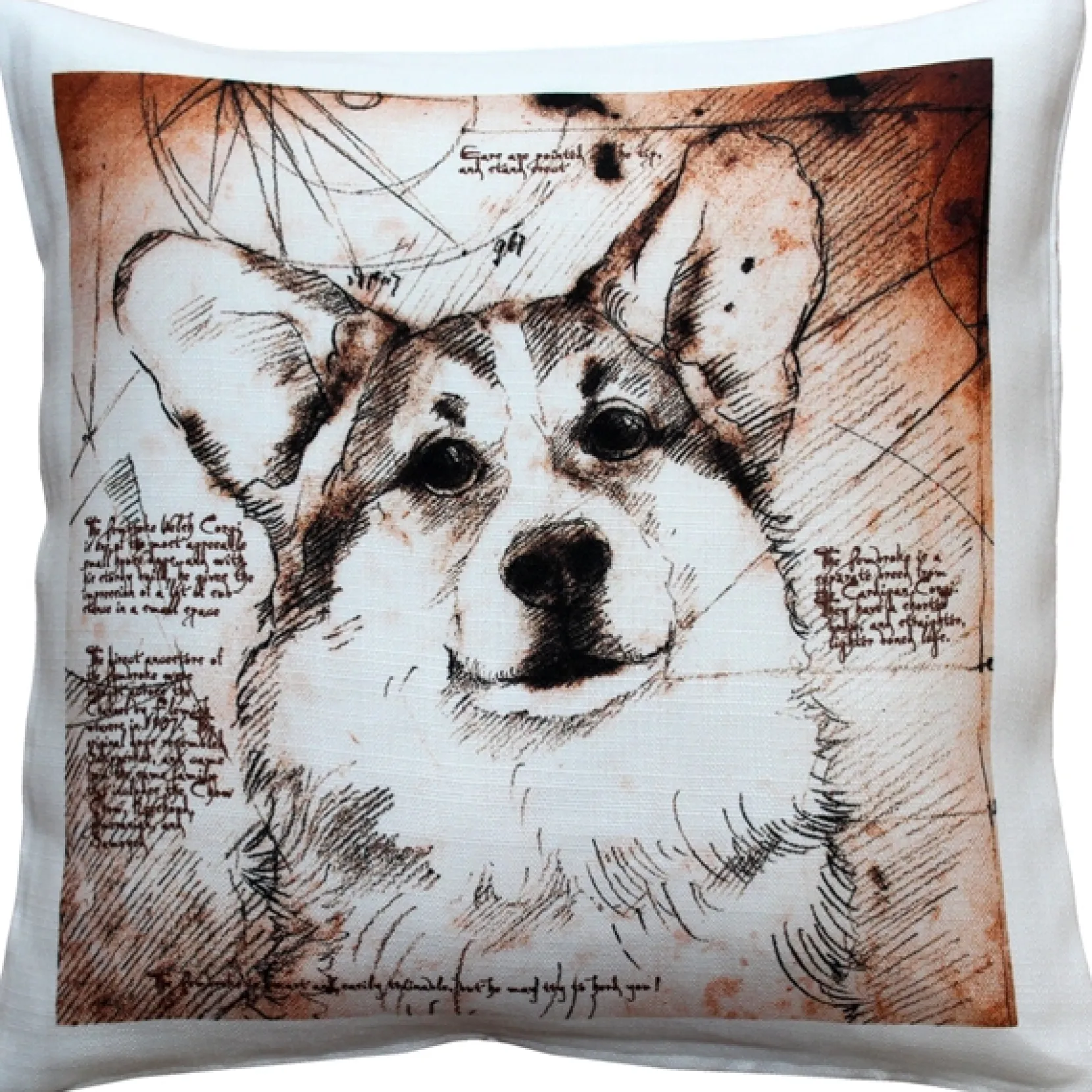 Pembroke Welsh Corgi 17x17 Dog Pillow