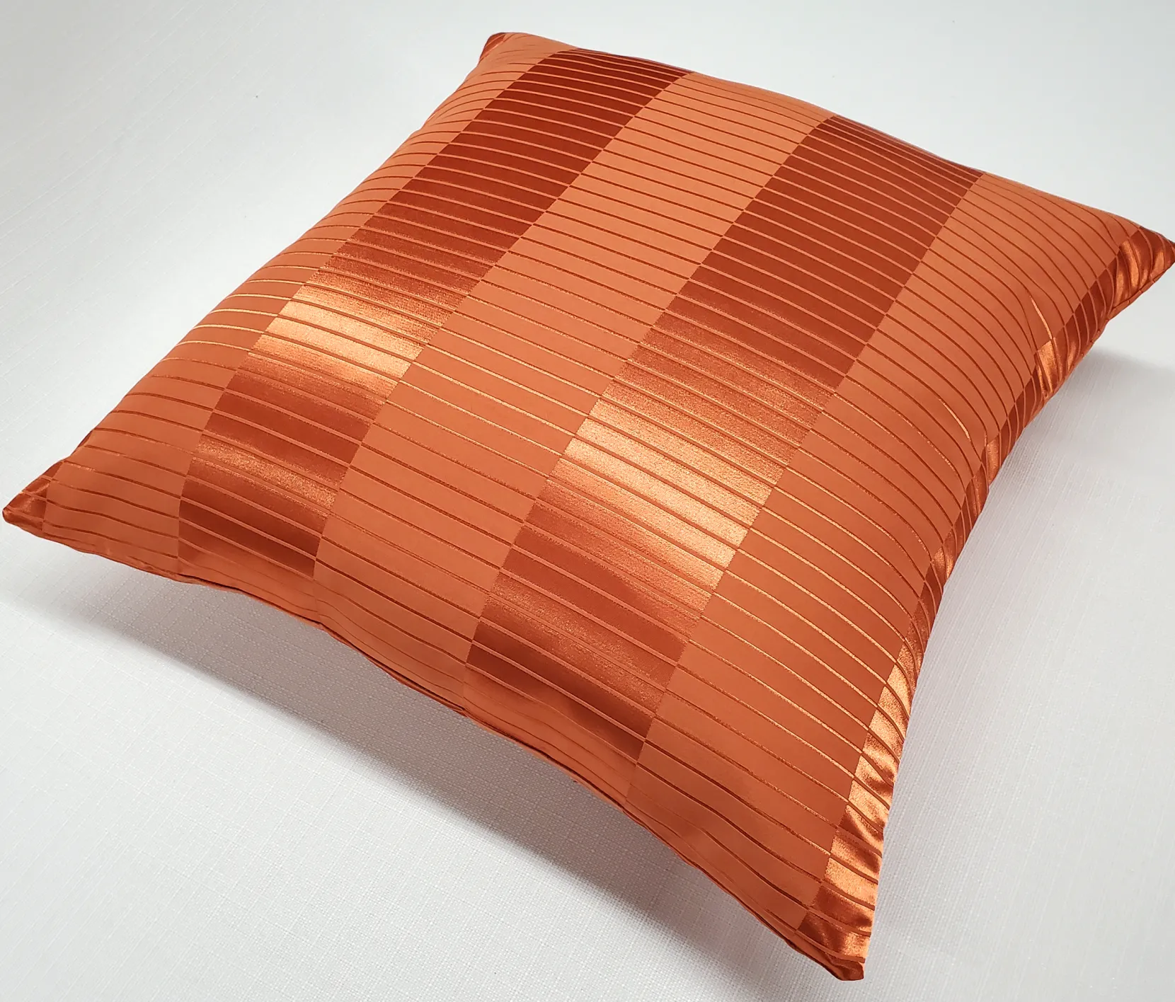 Pinctada Pearl Burnt Orange Throw Pillow 19x19