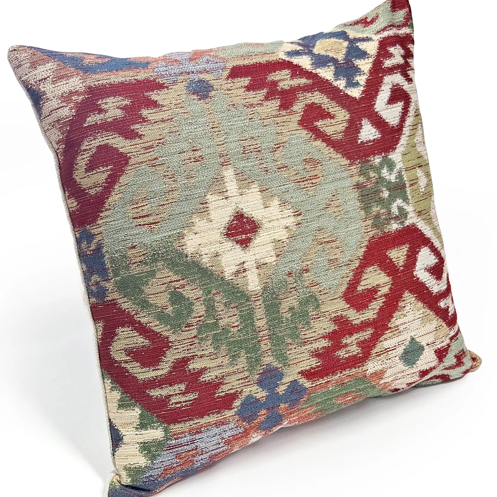 Poso Ikat Jacquard Throw Pillow 20x20