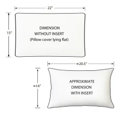 Robert Aluminum Stripe Velvet Pillow 15x22