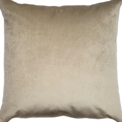 Rochelle Vanilla Paisley Velvet Pillow 20x20