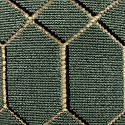 Romo Pendant Teal Throw Pillow 12x20