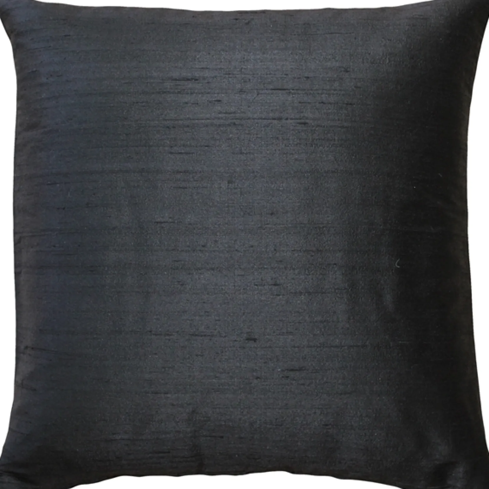 Sankara Black Silk Throw Pillow 16x16