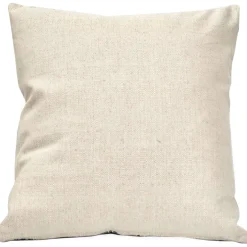 Skyward Plumage Blue Woven Throw Pillow 21x21