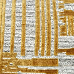 Spanish Steps Gold Velvet Throw Pillow 16x16