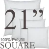 Square 21"x21" Polyfill Pillow Insert