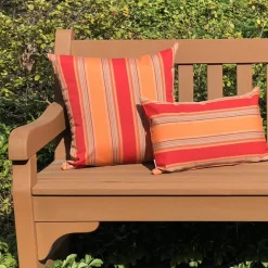 Sunbrella Bravada Salsa 12x19 Outdoor Pillow