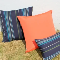 Sunbrella Stanton Lagoon 12x19 Outdoor Pillow
