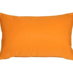 Sunbrella Tangerine Orange 12x19 Outdoor Pillow