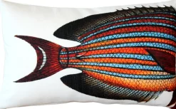 Surgeonfish Fish Pillow 12x19