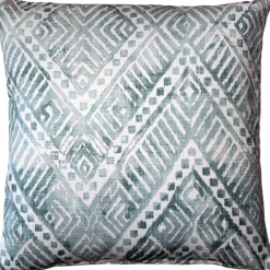 Tangga Blue Throw Pillow 20X20