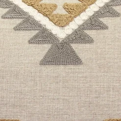 Tulum Ranch Embroidered Throw Pillow 12x20
