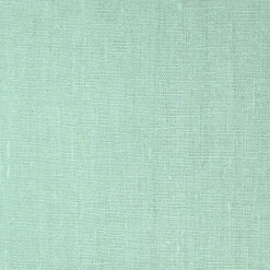 Tuscany Linen Aqua Green Throw Pillow 17x17