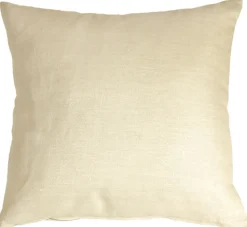 Tuscany Linen Cream Throw Pillow 20x20