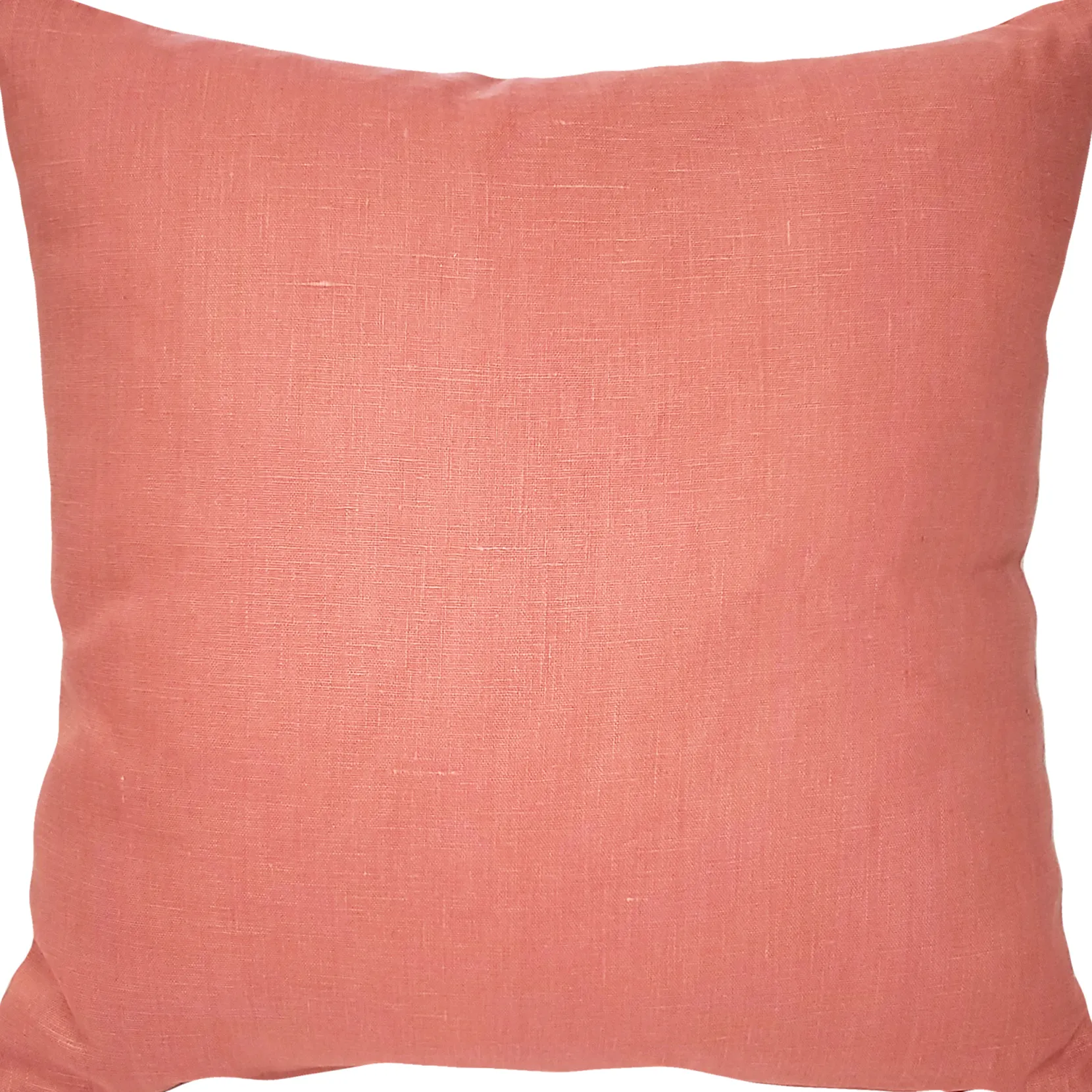 Tuscany Linen Deep Blush Throw Pillow 20x20