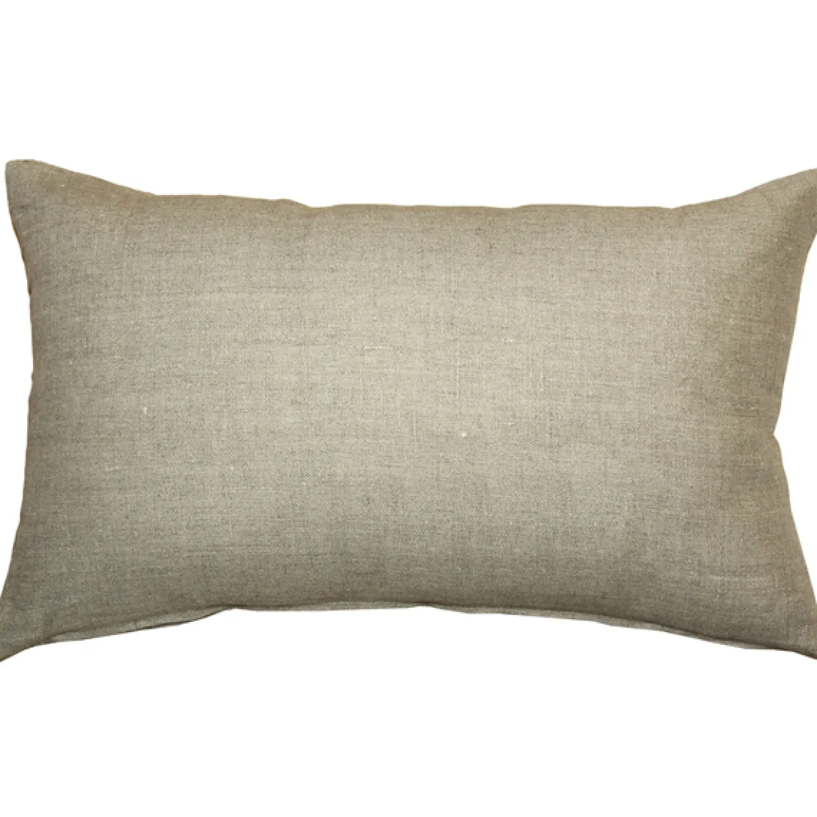 Tuscany Linen Natural Throw Pillow 12x19