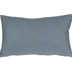 Tuscany Linen Wedgewood Blue Throw Pillow 12x19