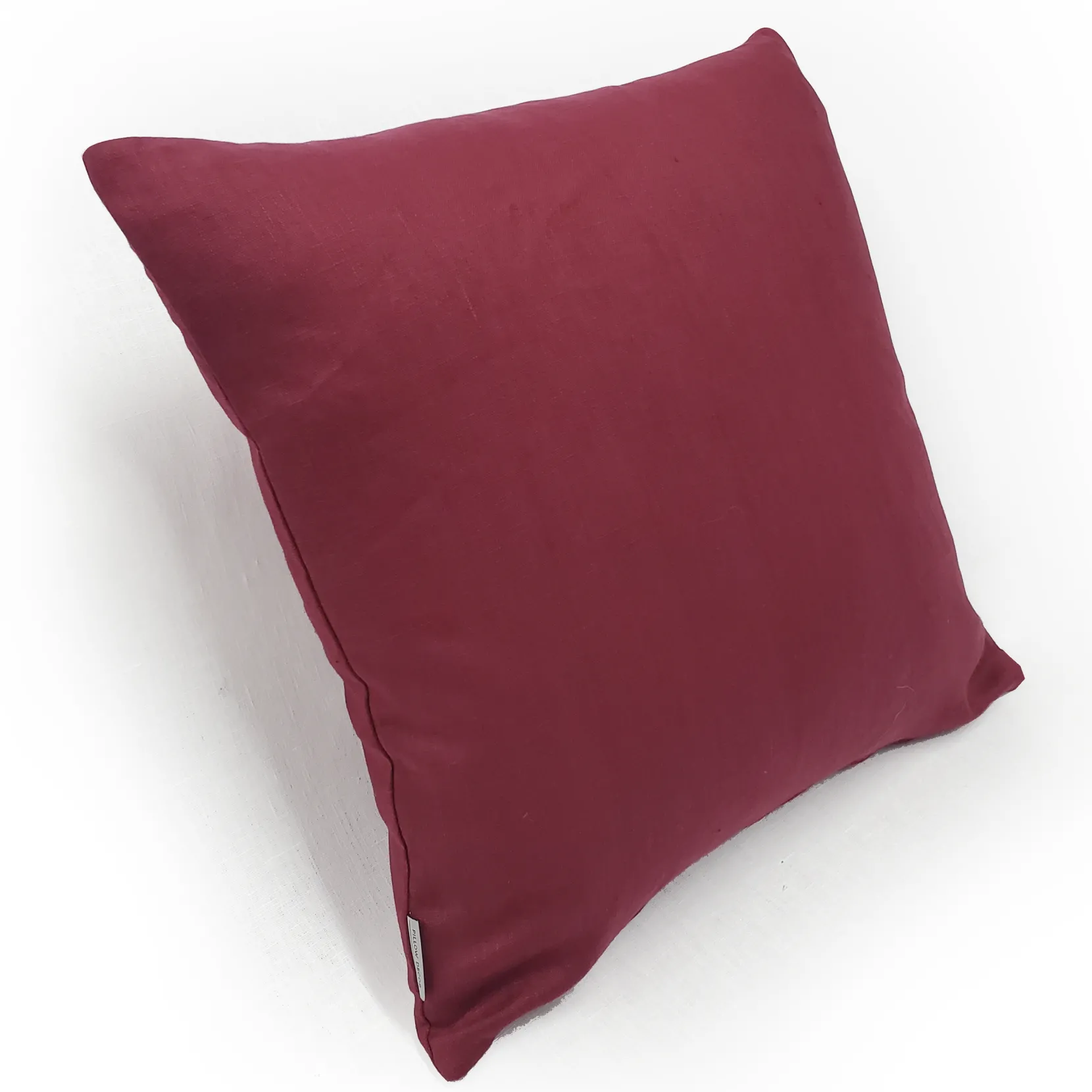Tuscany Linen Wine Throw Pillow 17x17