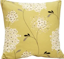 Vintage Bloom Green 22x22 Throw Pillow