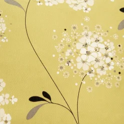 Vintage Bloom Green 22x22 Throw Pillow