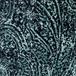 Visconti Teal Blue Chenille Throw Pillow 12x20