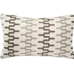 Wake Stone Edge Geometric Outdoor Pillow 12x19