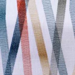 Wandering Lines Ocean Coast Throw Pillow 14x24