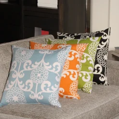 Waverly Fun Floret Spruce 20x20 Throw Pillow