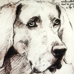 Weimaraner 17x17 Dog Pillow