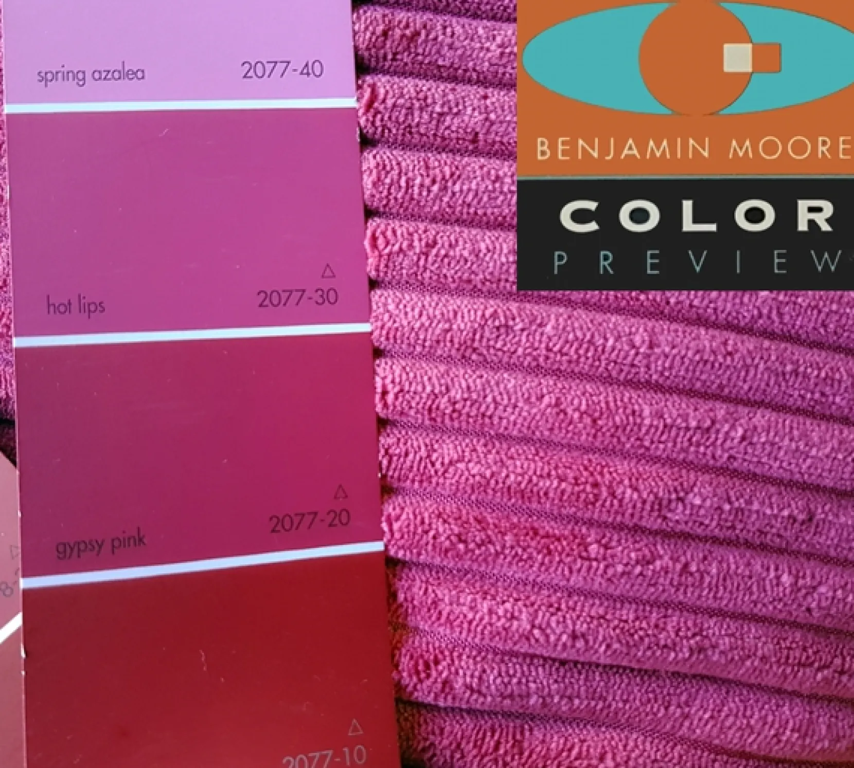 Wide Wale Corduroy 18x18 Magenta Pink Throw Pillow