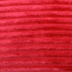 Wide Wale Corduroy 12x20 Red Throw Pillow