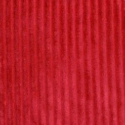 Wide Wale Corduroy 18x18 Red Throw Pillow