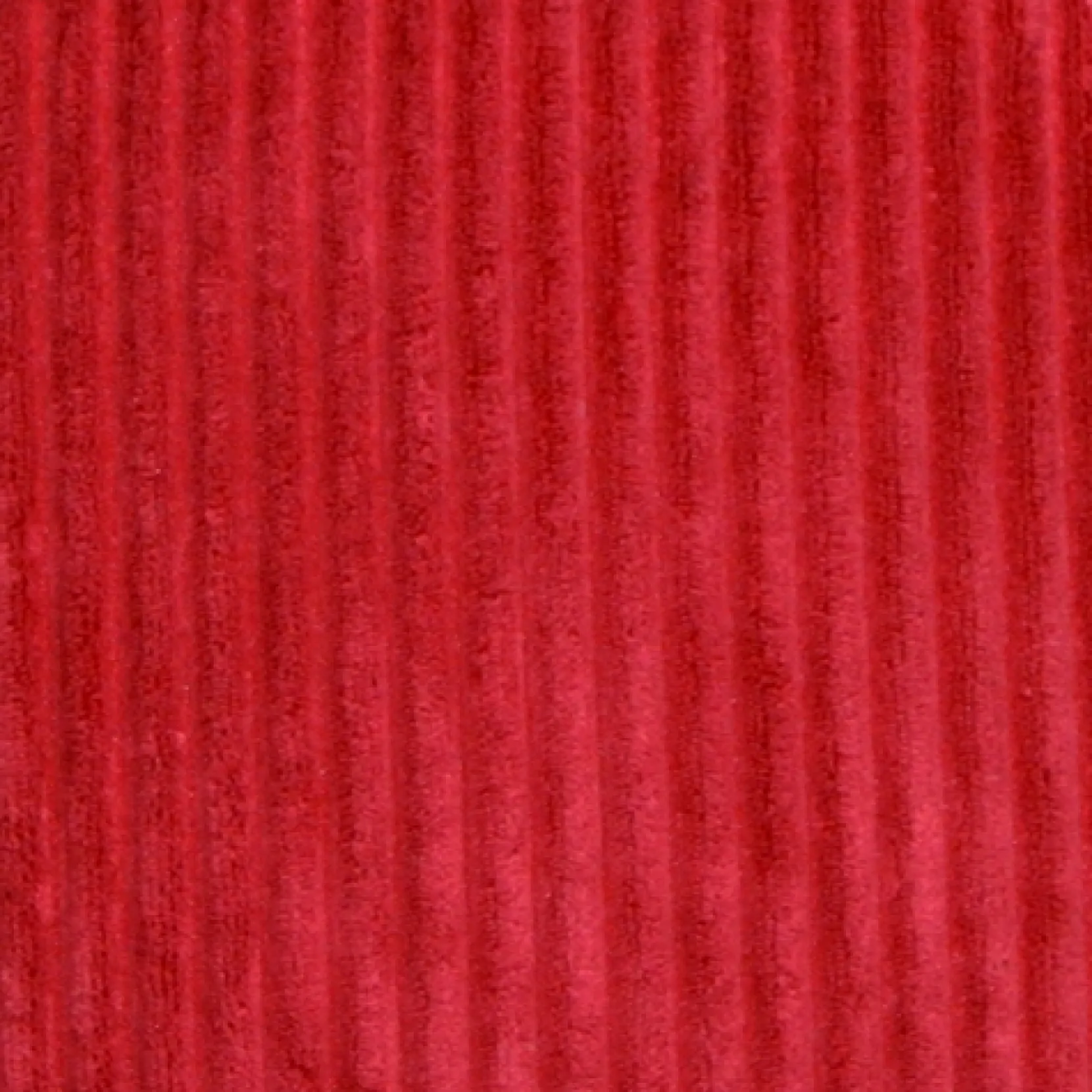 Wide Wale Corduroy 18x18 Red Throw Pillow