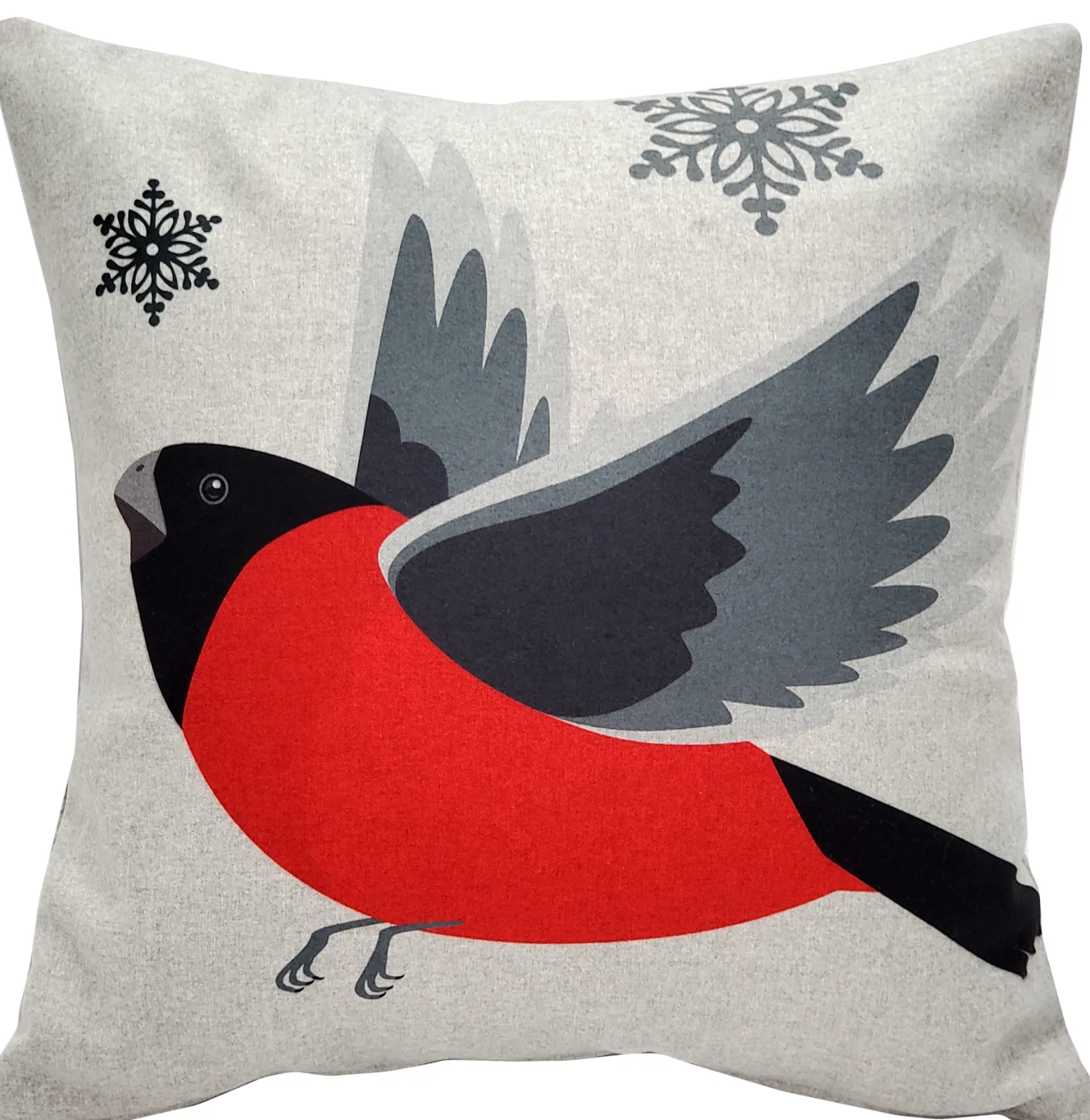 Winter Finch (Set of 3) Christmas Pillows 19x19