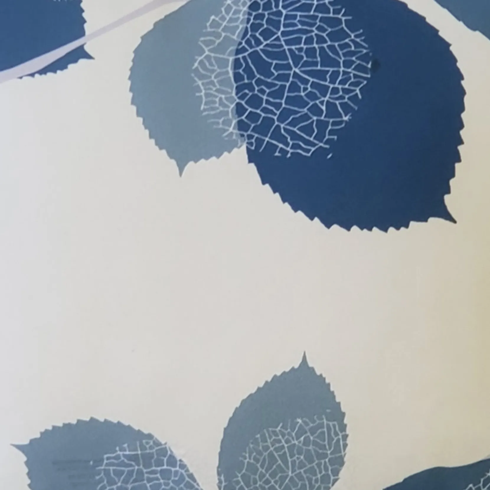 Winter Leaves Throw Pillow 17x17